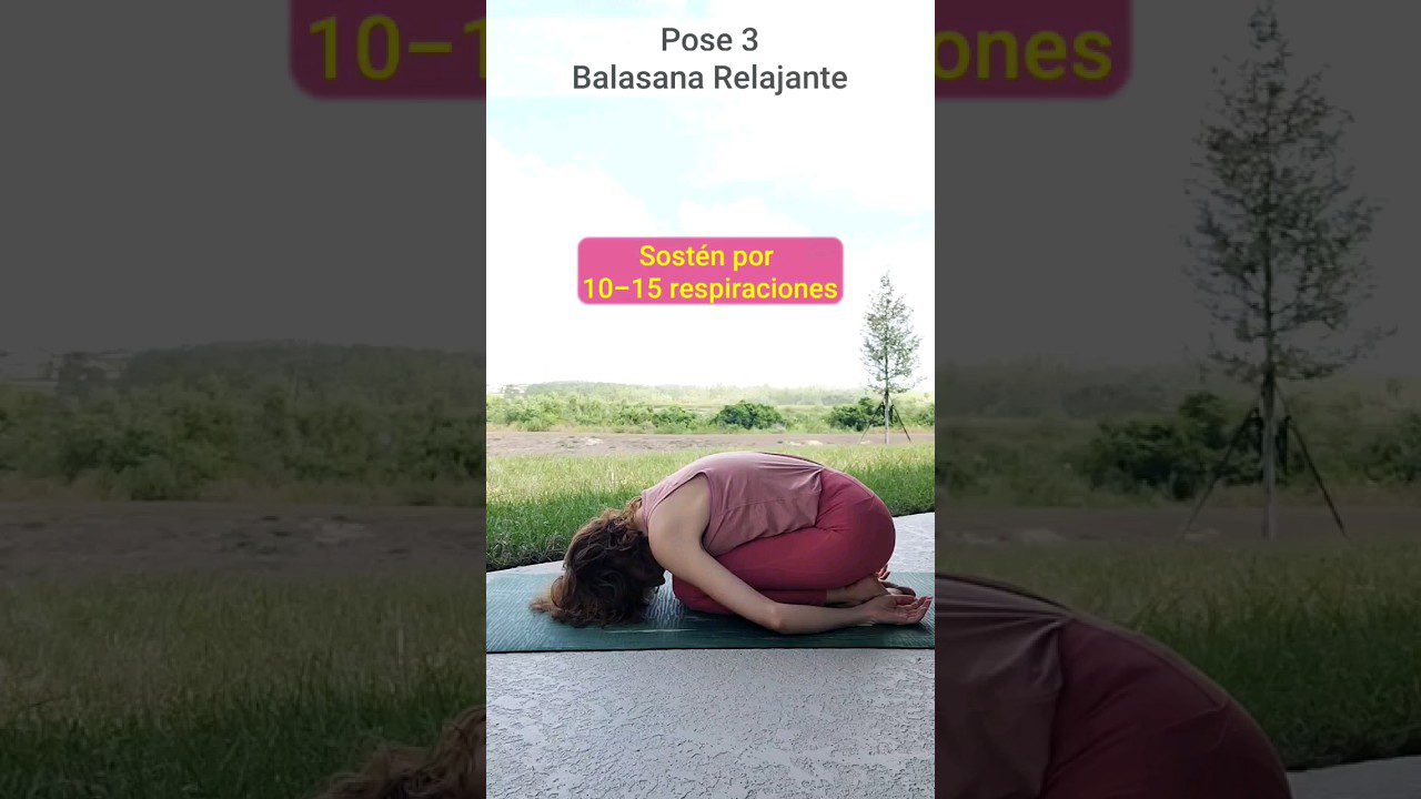 Meditación & Mindfulness Una mujer hace yoga en un campo.