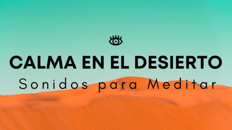 Meditando entre las dunas del desierto: arena; misterio y vastedad