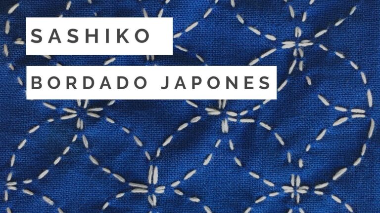 Mindfulness y arte del sashiko: Bordados japoneses y paciencia